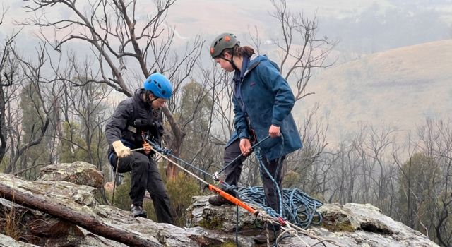 outward bound abseiling field guide and student