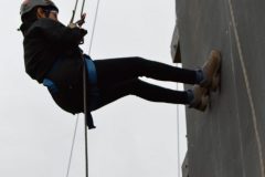 Abseiling Mrs Hurley